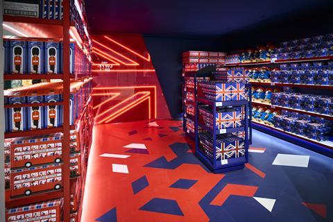 Marks & Spencer Pantheon British-inspired gifting area